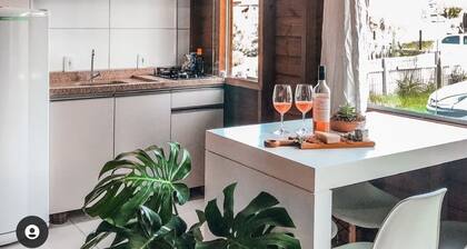 Chalé na Praia da Ribanceira com Cozinha Completa