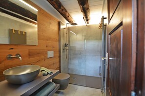 Shower, hair dryer, towels, soap - RUSTIC BELLAVISTA (Caneggio)