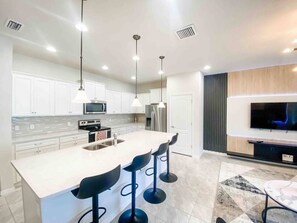Private kitchen - Disney Magic: 5BR Luxury in Windsor at Westside! (Kissimmee)