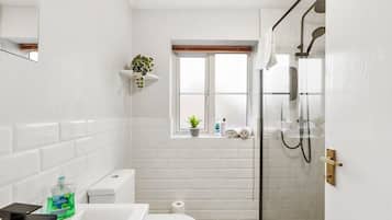 Hair dryer, towels