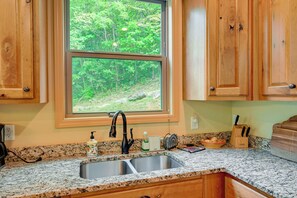House (2 Bedrooms) | Interior - Bright Bryson City Cabin w/ Fire Pit & Hot Tub! (Bryson City)