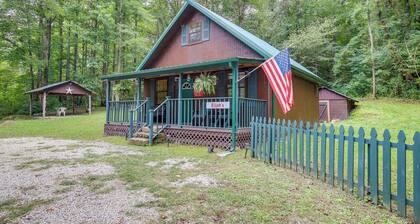 Riverfront Briceville Cabin w/ Patio & Fire Pit!