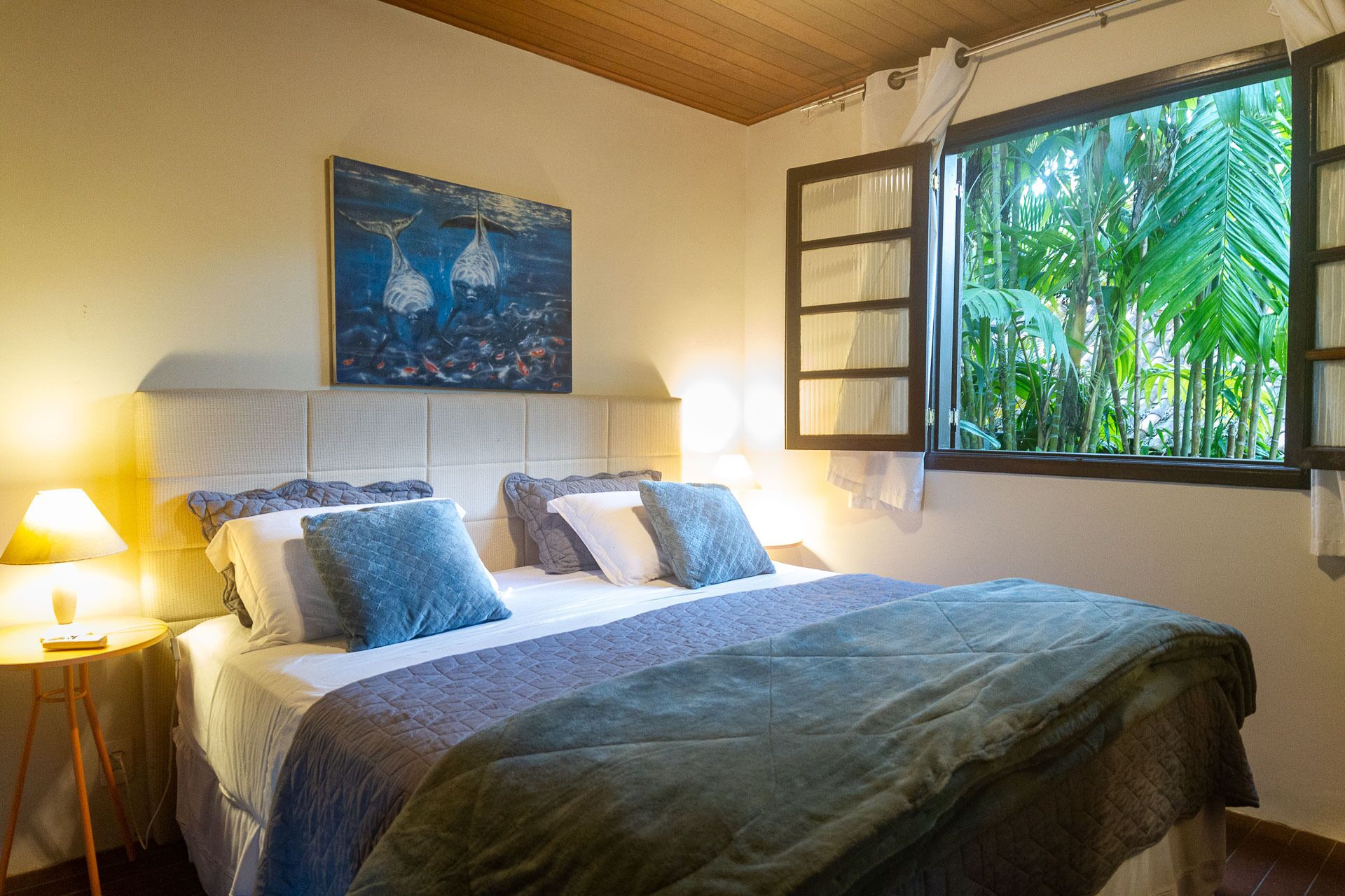 Chalé família, 4 quartos | Roupas de cama antialérgicas, Wi-Fi de cortesia