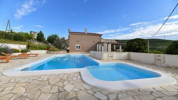 Una piscina riscaldata