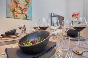 Apartment (3) | Bathroom | Shower, hair dryer, slippers, towels