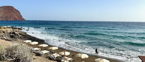 On the beach