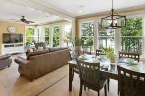 Interior - Lake front home, private dock, pet friendly (Appling)
