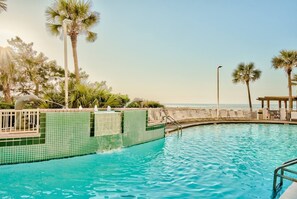 A heated pool - Renovated Beachfront Condo with Sensational Views! (Destin)