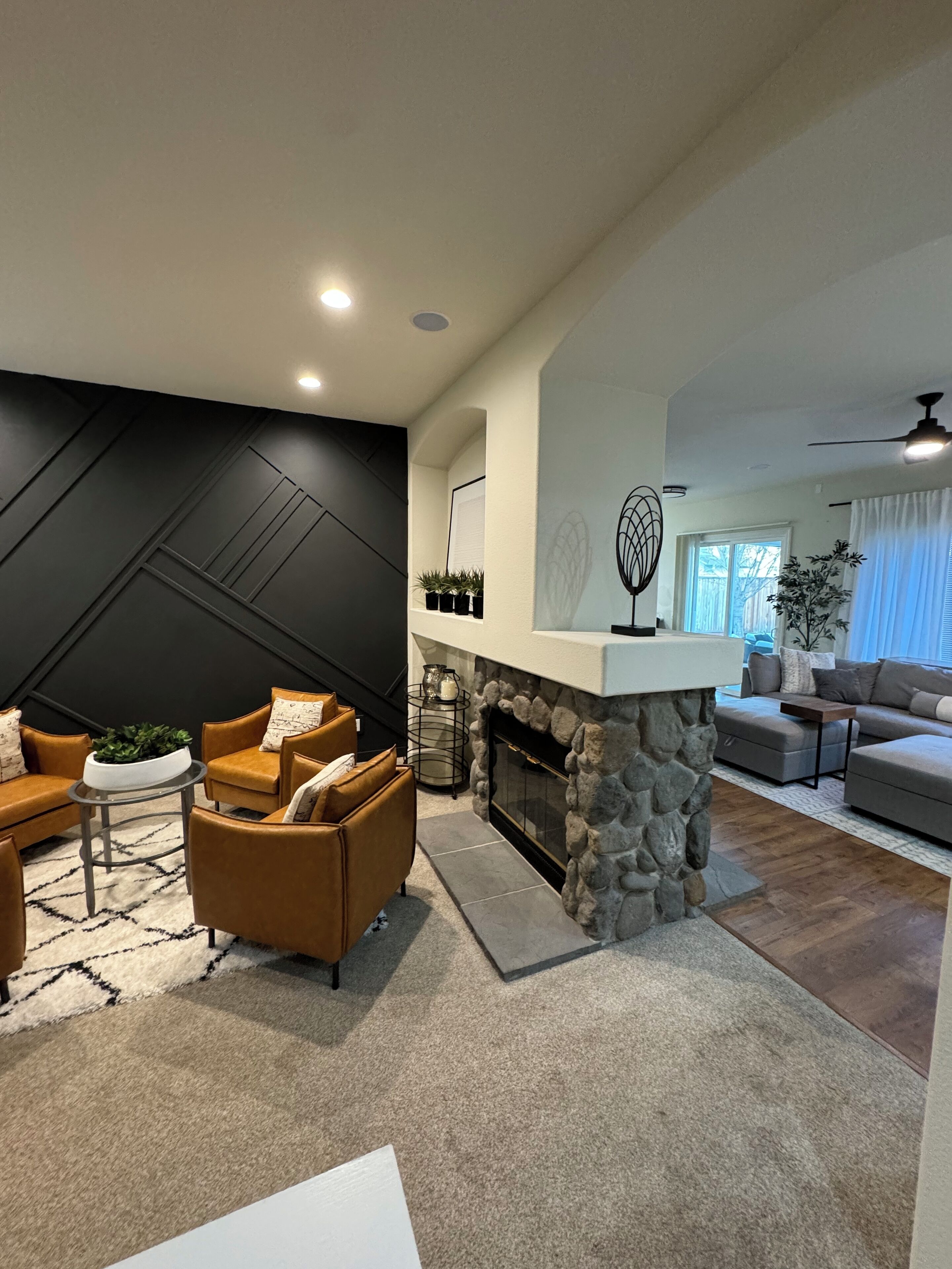 Smart-TV, peis og stereoanlegg