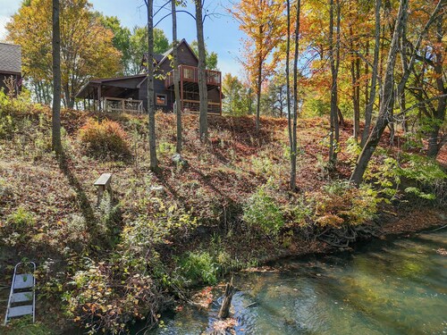 Riverfront | Hot Tub, Fireplace, Kayaks & Tubes