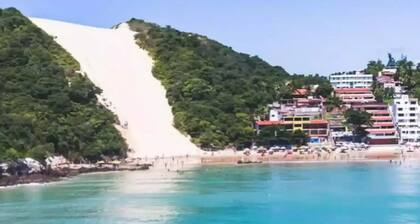 Apartamento em Ponta Negra Frente Para o Mar - 6 Hóspedes