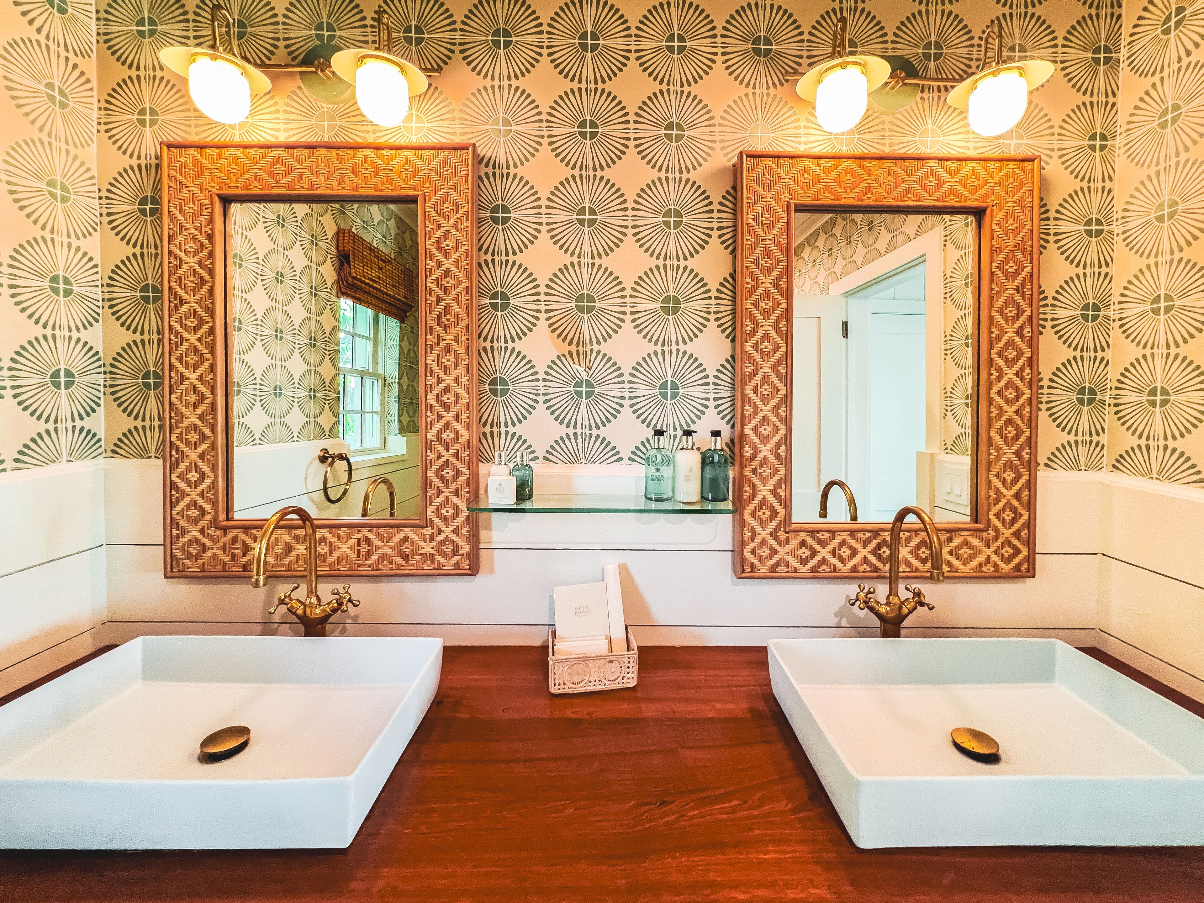 luxury villa | bathroom | hair dryer, bathrobes, slippers, towels