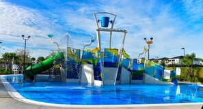 Una piscina riscaldata