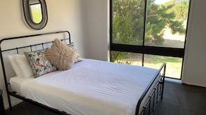 4 bedrooms, iron/ironing board, travel cot, WiFi