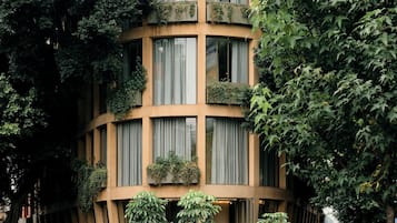 Fachada de la propiedad