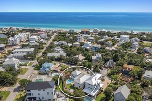 Exterior - Indigo Breeze - Luxury Vacation Rental Close to the Beach with Private Pool & Game Room (Santa Rosa Beach)