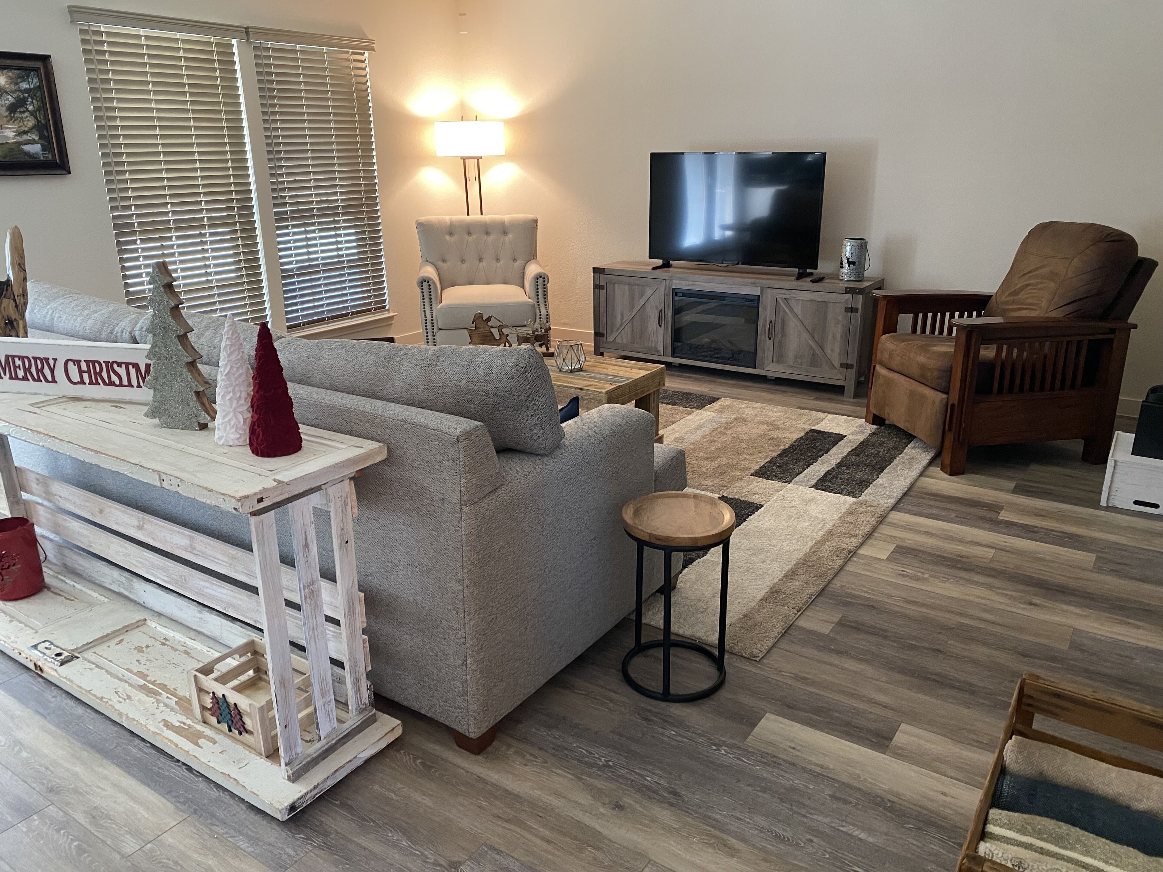 Smart TV, video games, foosball, table tennis