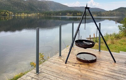 Nice home in Follafoss with lake view