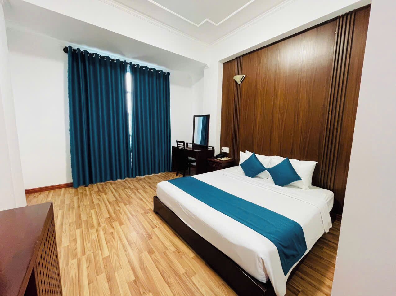 Sängtillbehör av högsta kvalitet och minibar med vissa gratis produkter