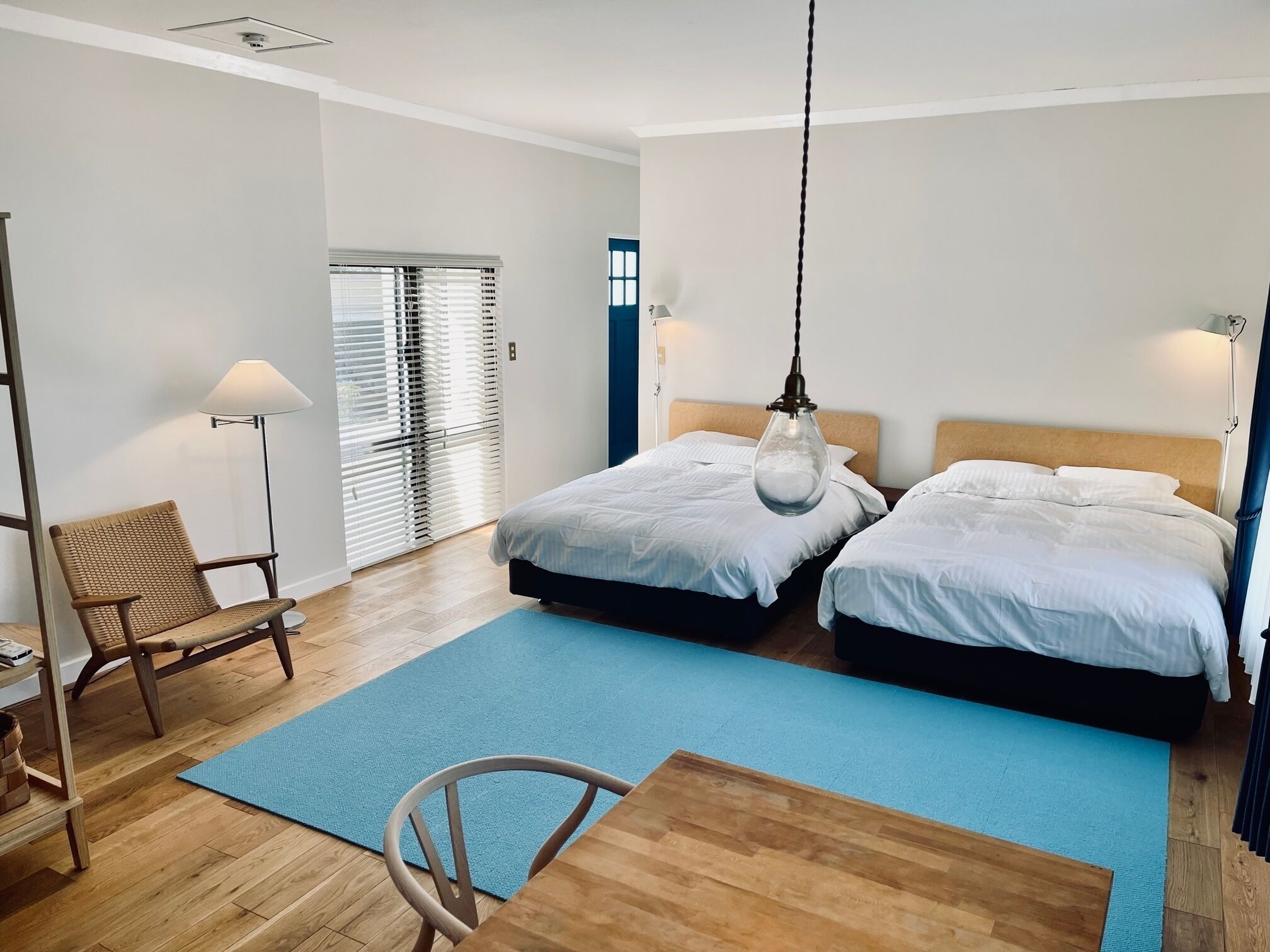 1 bedroom, premium bedding, down comforters, individually decorated