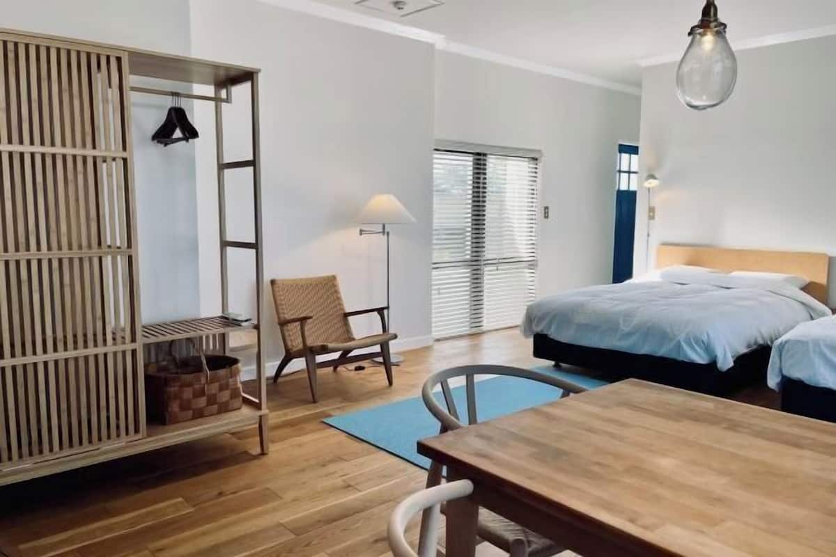 1 slaapkamer, luxe beddengoed, donzen dekbedden, individueel gedecoreerd