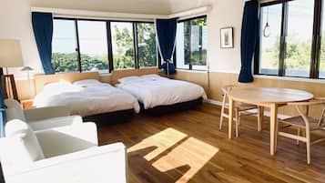 1 bedroom, premium bedding, down duvets, individually decorated