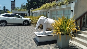 Majoituspaikan julkisivu