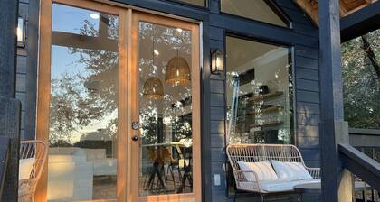 Modern stay on a relaxing ranch with friendly animals to pet and feed.