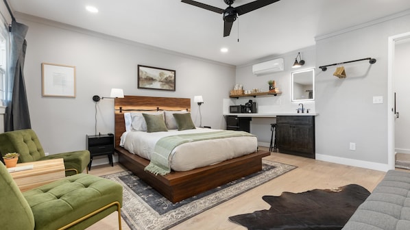 1 habitación, wifi y ropa de cama