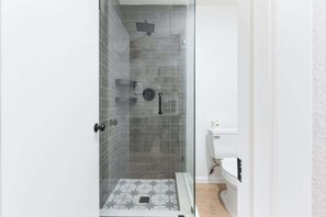 Shower, hair dryer