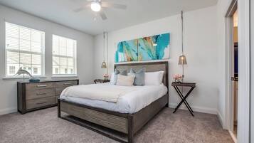 4 bedrooms, iron/ironing board, free WiFi, bed sheets