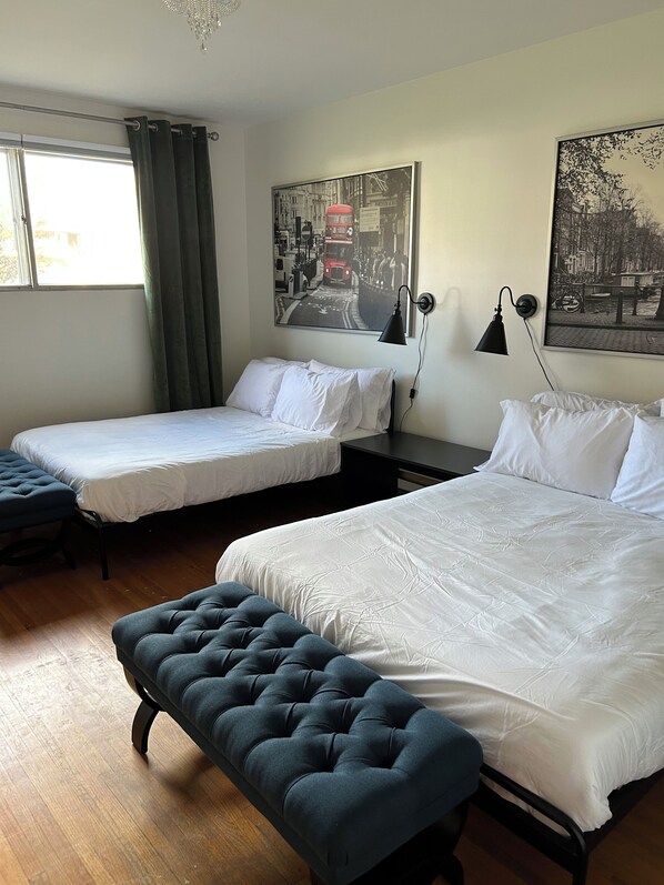 2 slaapkamers, reisbedje, gratis wifi, beddengoed