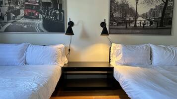 2 dormitoris, un bressol de viatge, wifi gratuïta i roba de llit