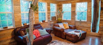Romantic getaway in the trees.  Enjoy your stay in a majestic oak treehouse