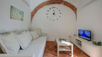 21-inch flat-screen TV with digital channels