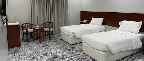 Kamar Double | 1 kamar tidur, tirai kedap cahaya, dan setrika/meja setrika