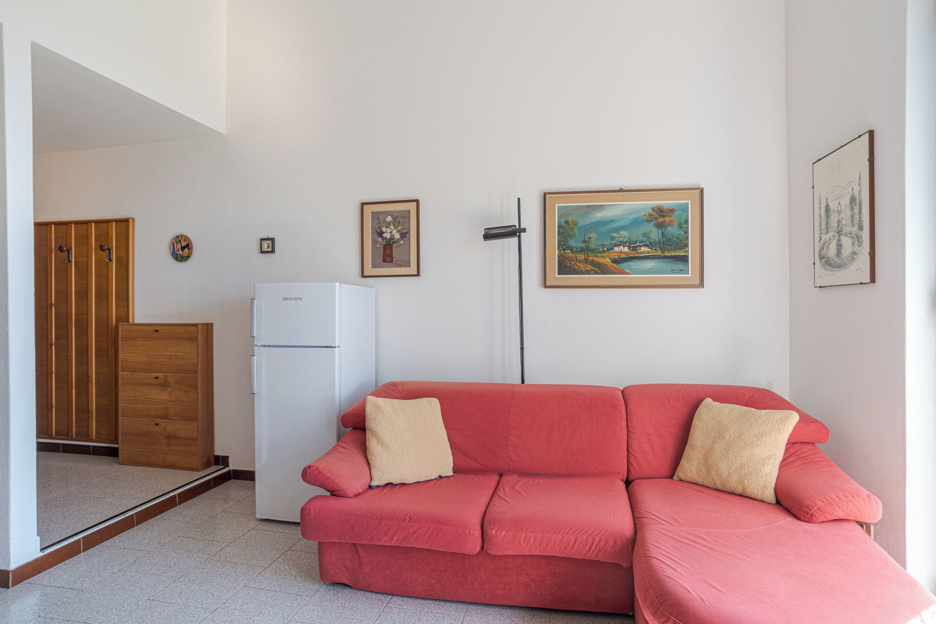 Honeymoon-Apartment, Mehrere Schlafzimmer, Bergseite (CO.RI. Appartamenti 4) | Wohnbereich