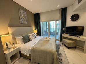 Appartement luxueux | 1 chambre, coffre-fort, fer et planche à repasser