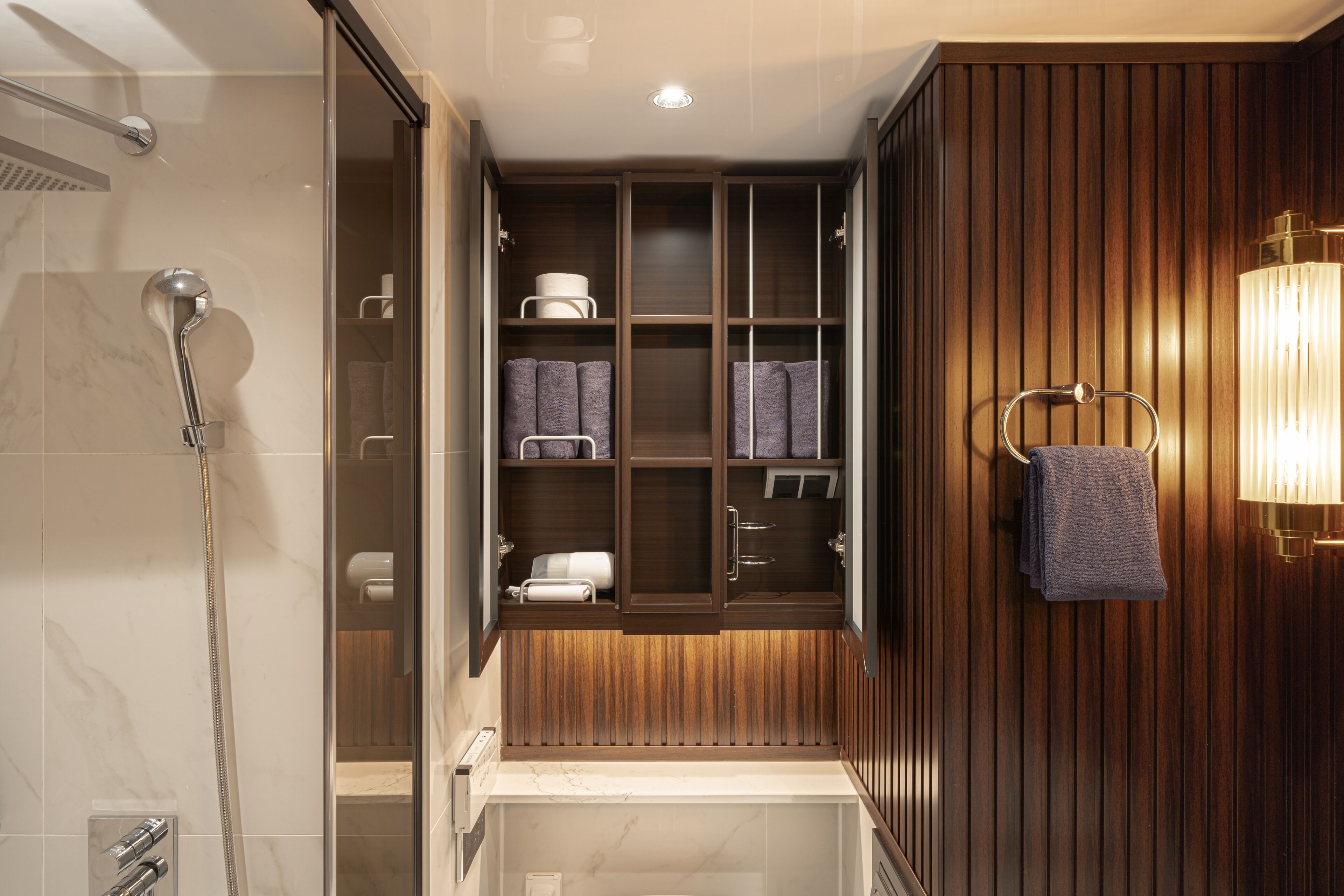 Premier Suite | Bathroom | Shower, eco-friendly toiletries, hair dryer, slippers