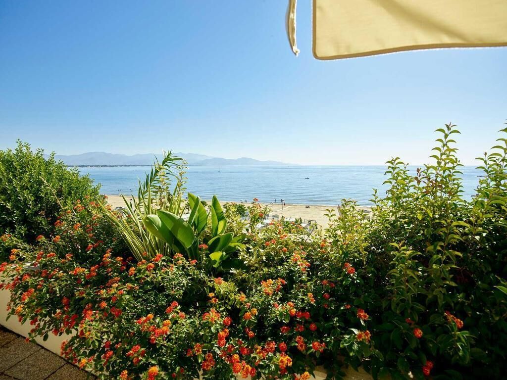 Blick von der Unterkunft