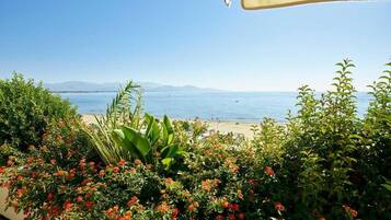 Blick von der Unterkunft