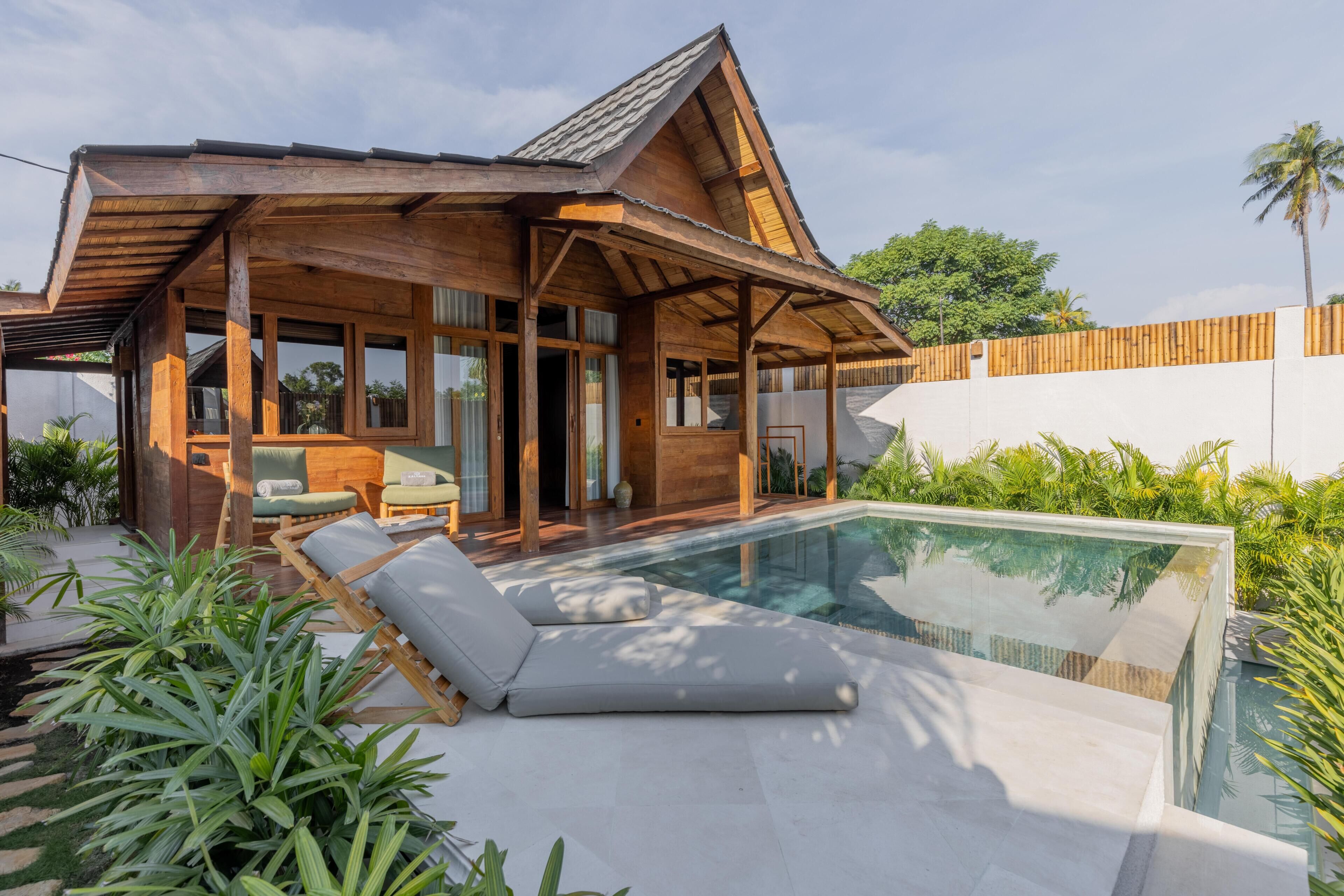 Villa Deluxe | Ropa de cama de alta calidad, edredón y minibar 