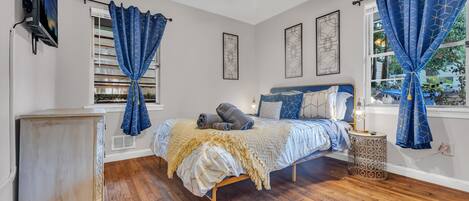 2 chambres, fer et planche Ă repasser, Wi-Fi gratuit, draps fournis