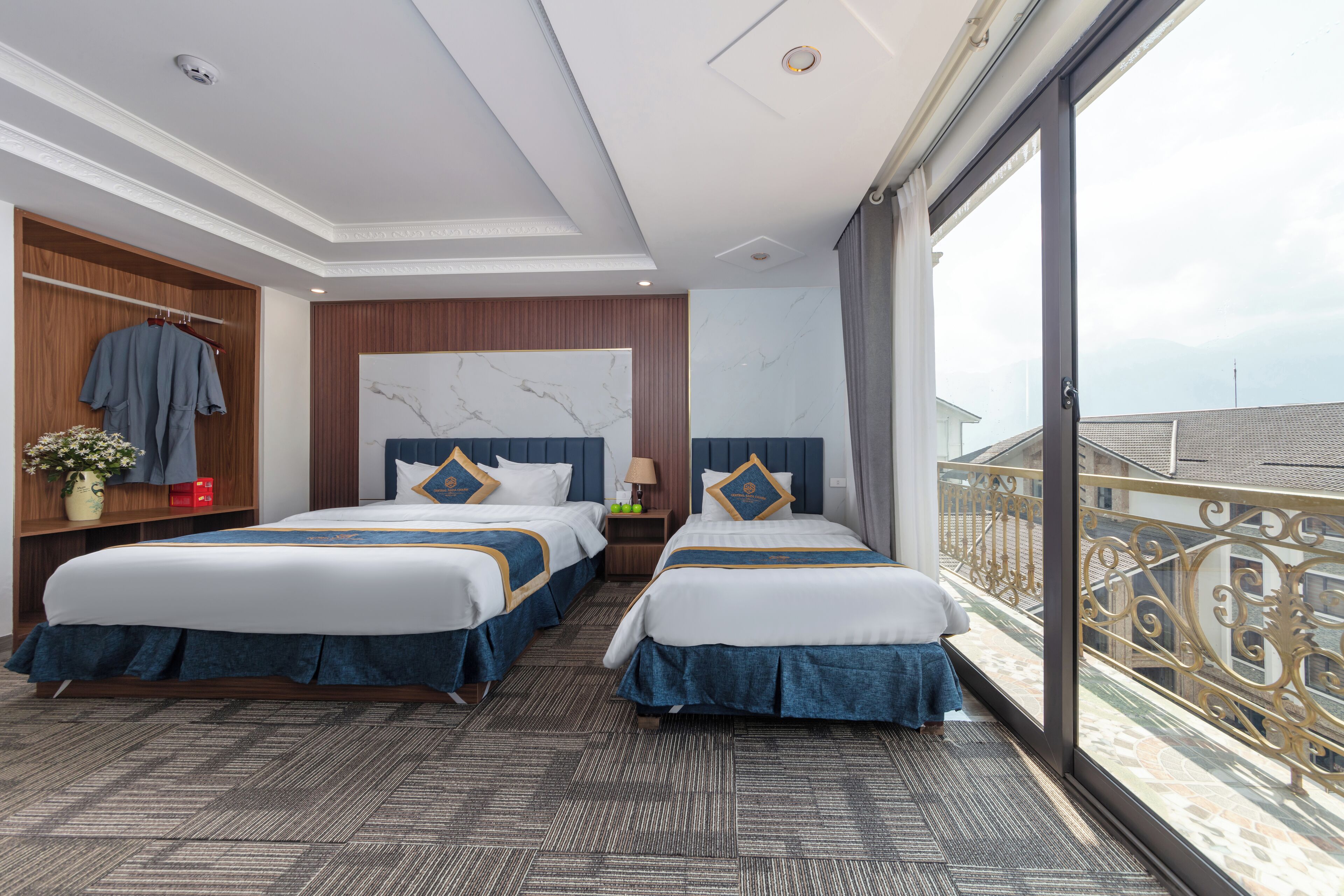 Premier Triple Room | Premium bedding, desk, laptop workspace, soundproofing