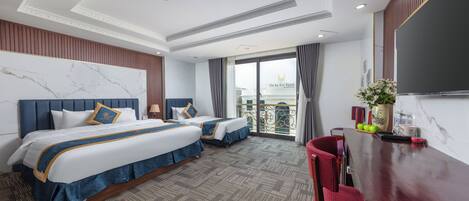 1 chambre, literie de qualité supérieure, bureau