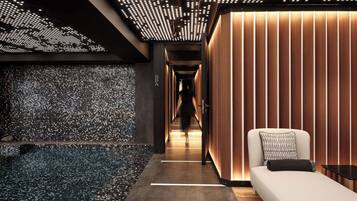 Sale per trattamenti di coppia, sauna, vasca idromassaggio, bagno turco