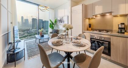 Manzil - Sleek 1BR nr Downtown w Burj views