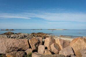 Vlak bij het strand