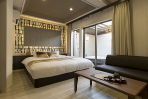 Habitación doble, para no fumadores (with Private Open-air Bath) | Decoración personalizada, wifi gratis y ropa de cama 
