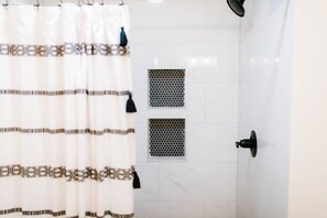 Hair dryer, towels